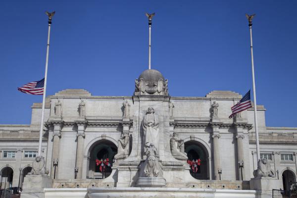 Picture of Columbus Memorial Fountain with Union Station in the backgroundWashington, DC - United States