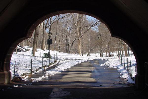 Peeping through one of the bridges, United States