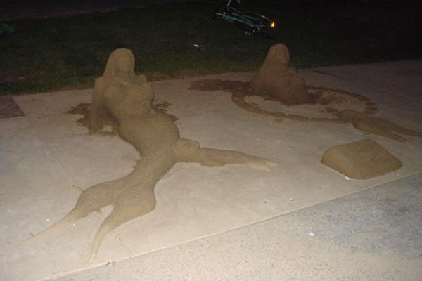 Sand sculptures | Venice Beach | Stati Uniti