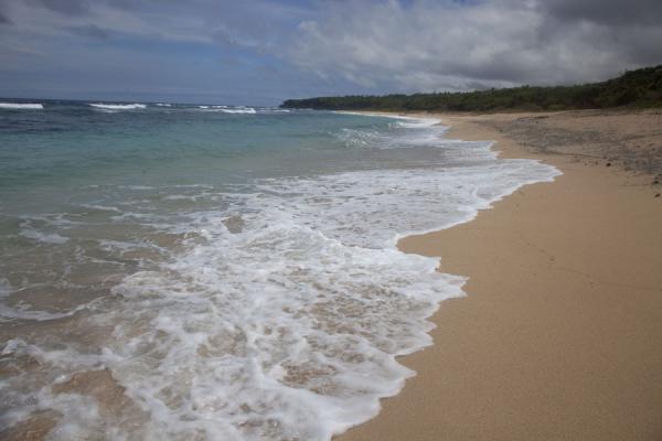 Foto di Vanuatu (The sea washing ashore the beach just east of Port Resolution)
